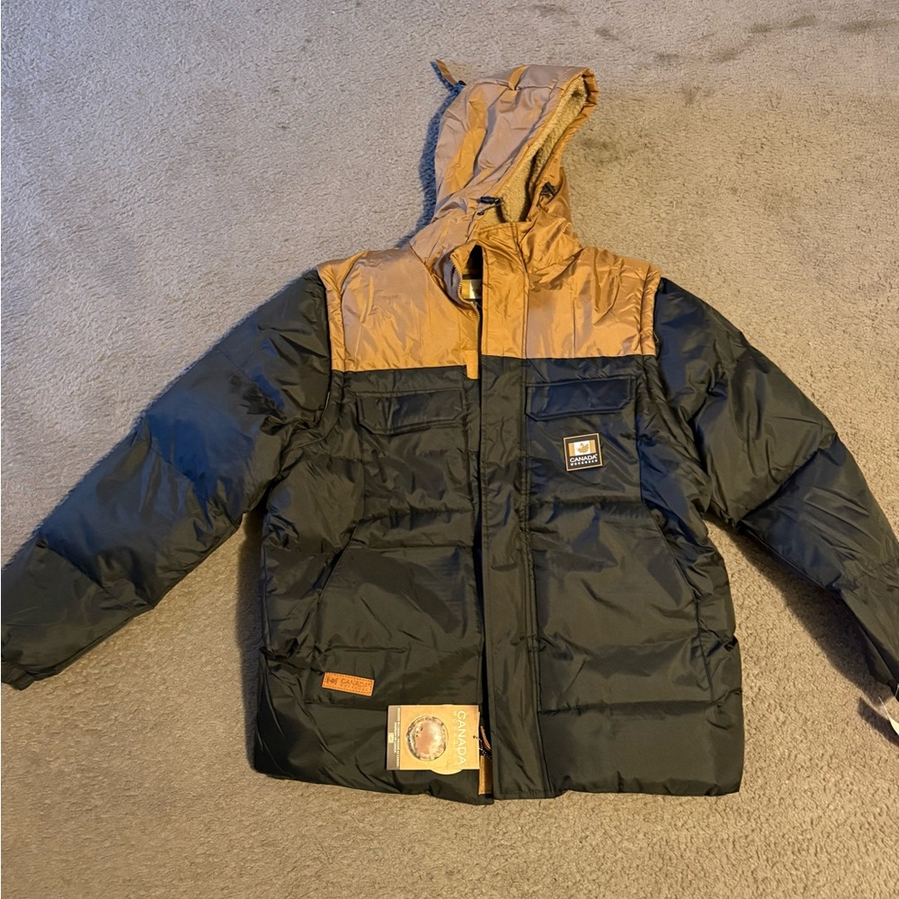 Men’s Two-Tone Black and Brown Jacket Canada Workgear